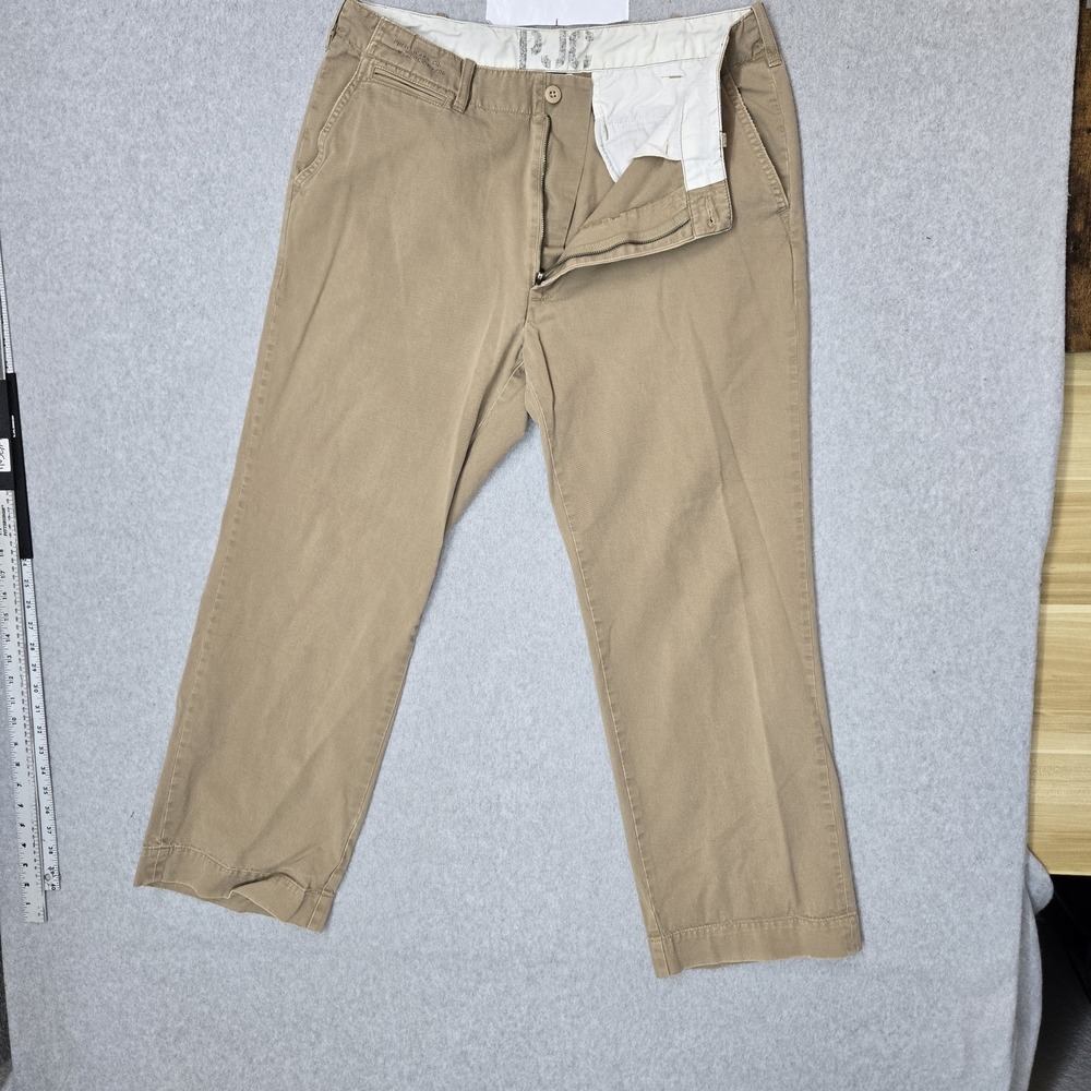 Dockers Men Pants 36X30 Khaki Chino Twill Button 30" Inseam
